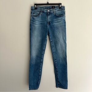 AG Adriano Goldschmied Light Blue The Prima Cigarette Leg Jeans size 29